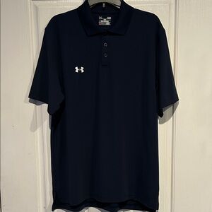 Under Armour Heatgear Navy Polo Shirt